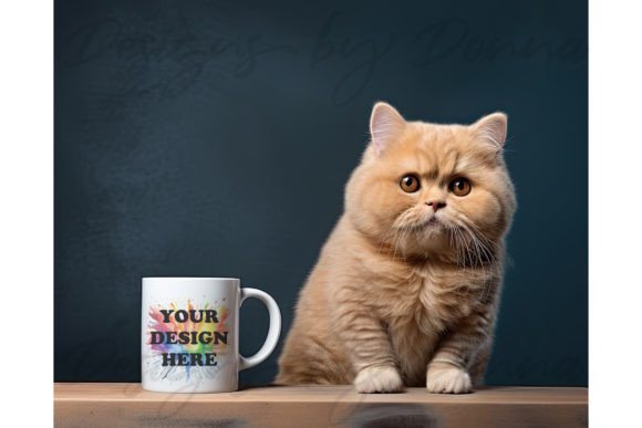 Download Ginger Cat Mug Mockup - Unusual - Premium Resources
